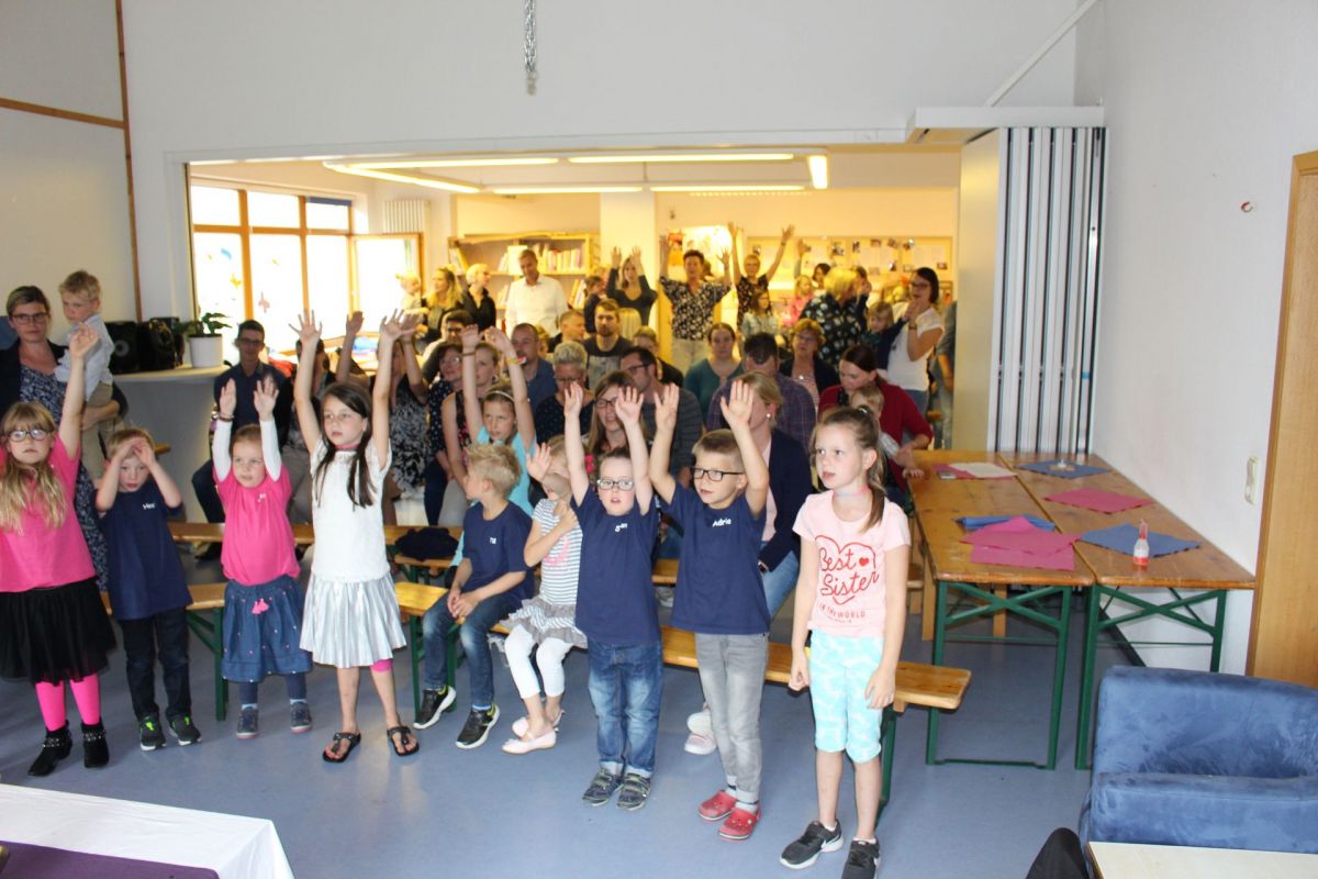 Abschluss der Schulkinder in der evangelischen Kindertagesstätte „Groß